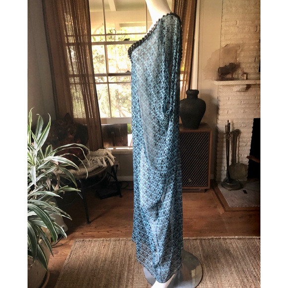 Uber Rare Thomas Wylde silk chiffon Caftan OS - Picture 4 of 8